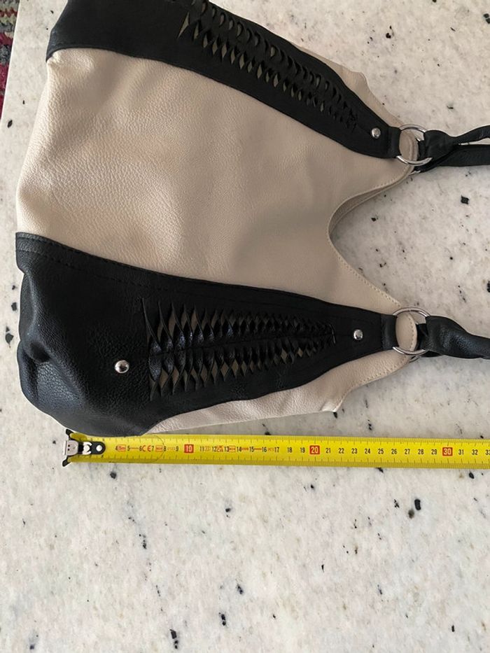 Sac bicolore similicuir - photo numéro 10