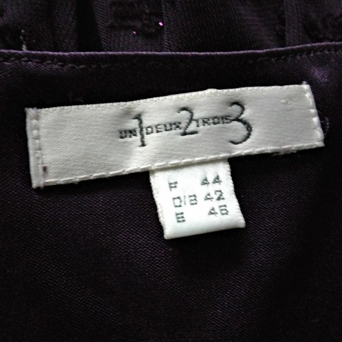 Robe violine taille 44 de marque 1,2,3 - photo numéro 2