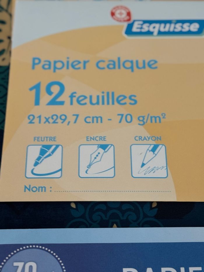 Lot de 3 pochettes calques - photo numéro 3