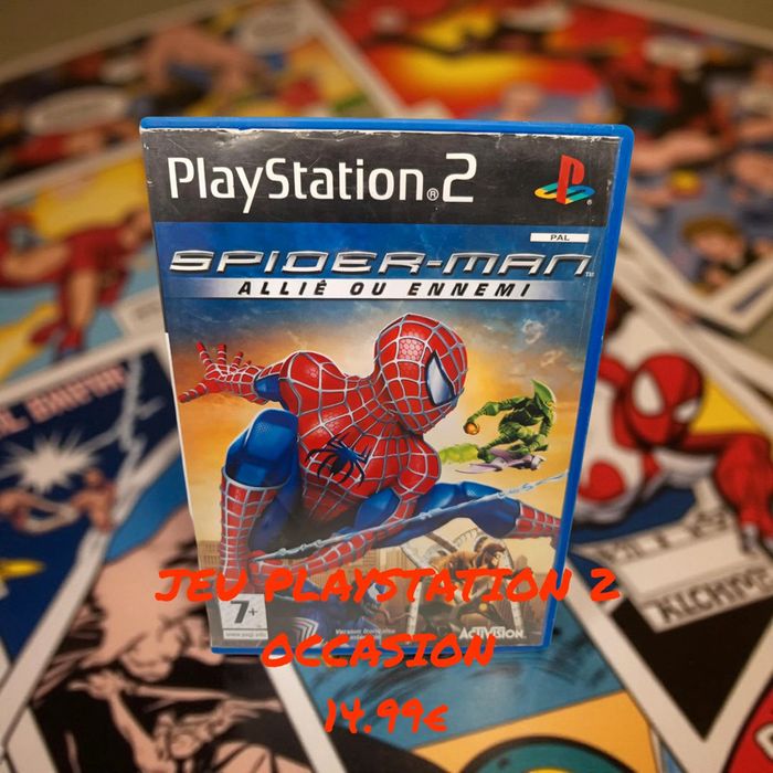 Jeu Playstation 2 occasion spiderman allié où ennemi - photo numéro 1