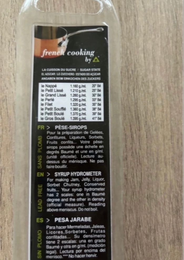 Pèse-sirops - photo numéro 2