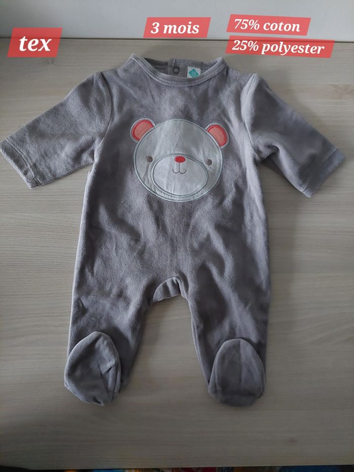 Grenouillère garçon 3mois