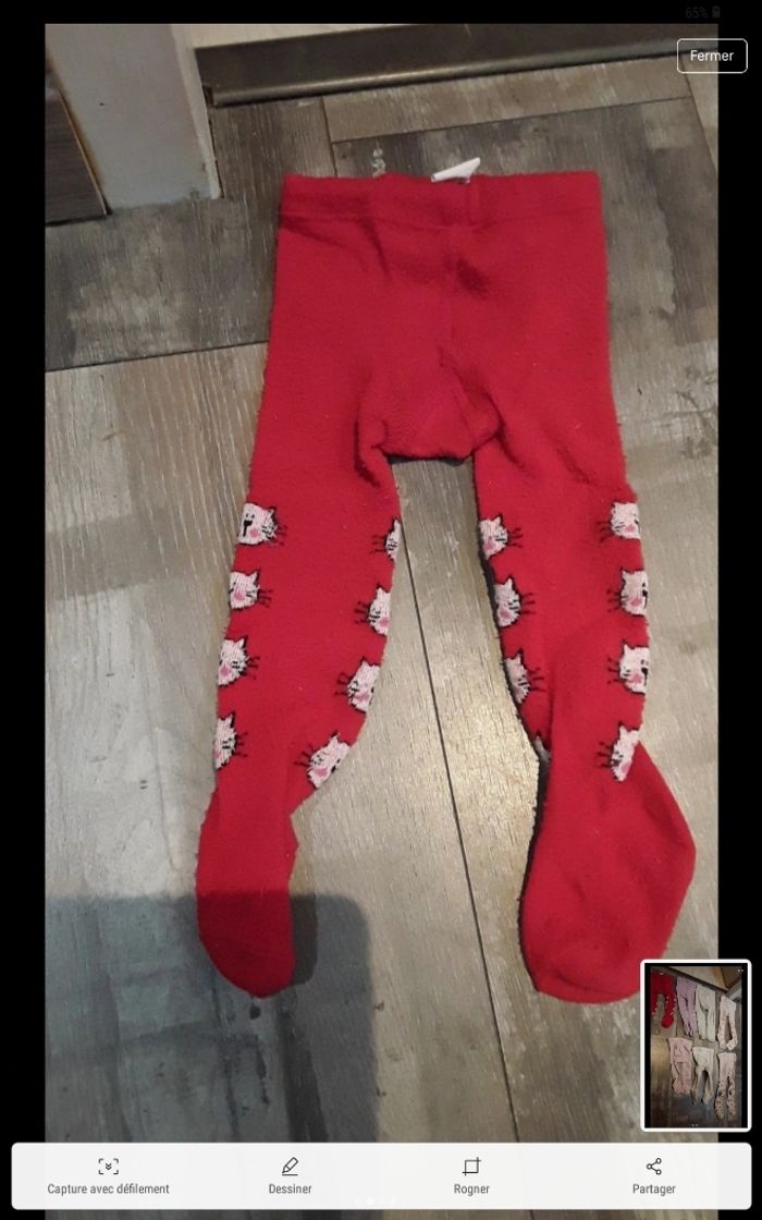 Lots de 7 de paires de collants +2offert - photo numéro 2