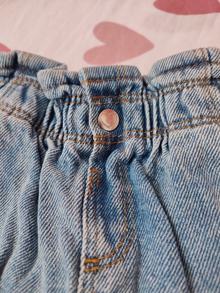Jupe en jean avec élastique à la taille - 24 mois - Très bon état - Gémo - photo numéro 4