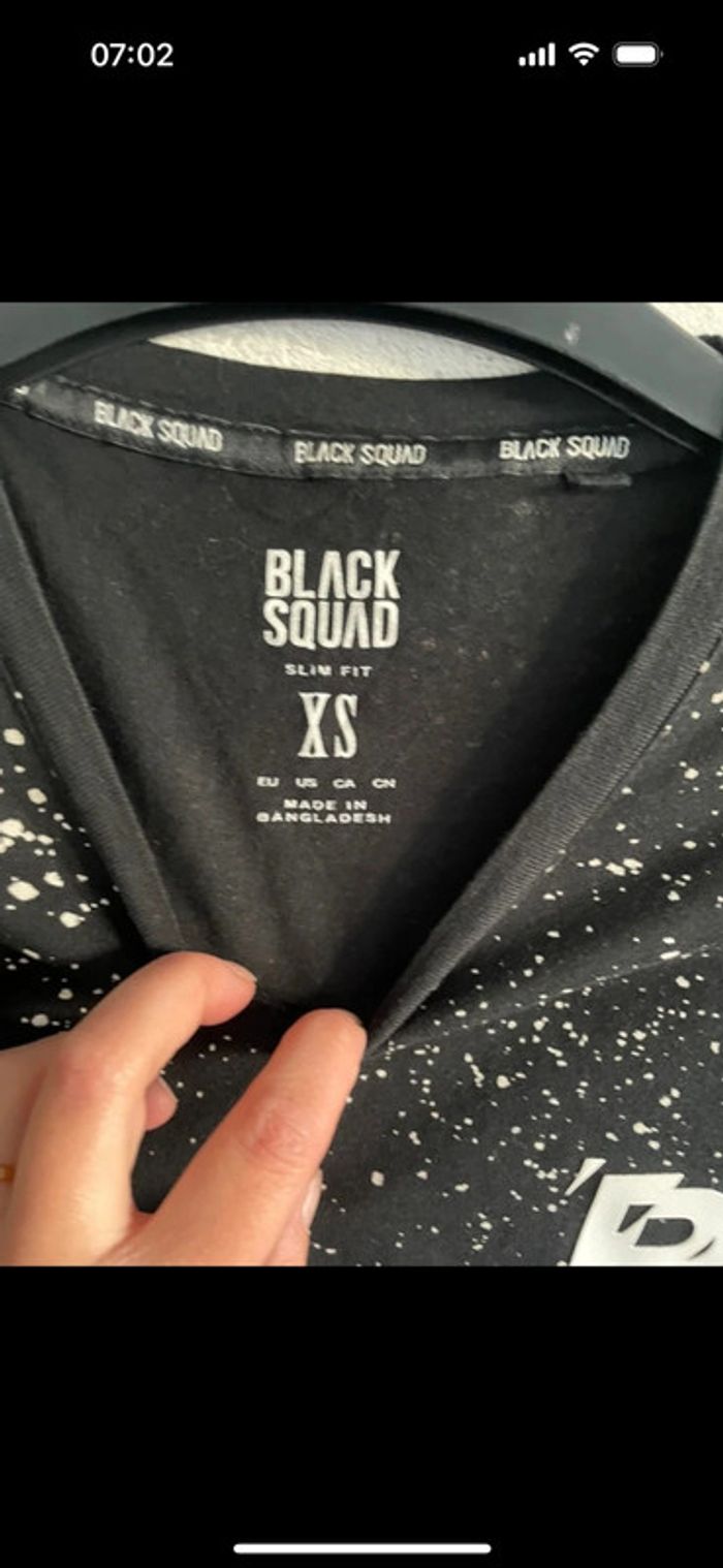 Tee shirt black squad taille XS - photo numéro 3