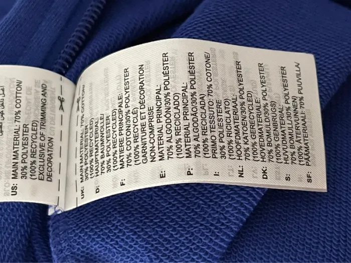 Combinaison / grenouillère adidas bleue avec bandes blanches taille 3-4 ans - photo numéro 8
