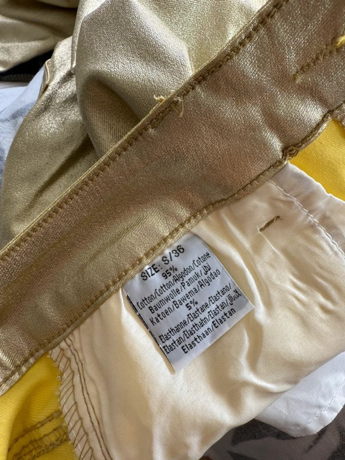 Pantalon doré pour femme - photo numéro 4