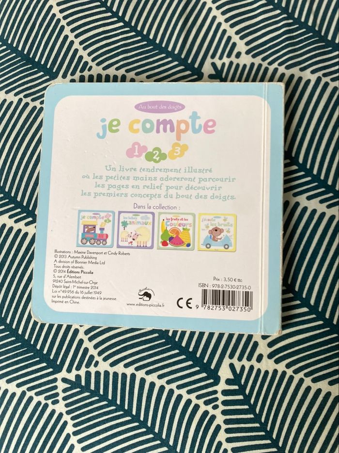 Livre cartonné je compte 1 2 3 Piccolia - photo numéro 7