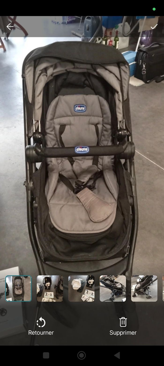 Poussette Chicco trio