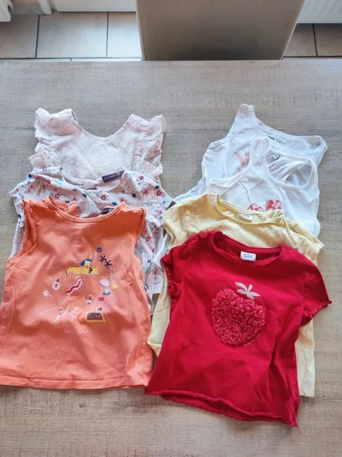 7 maillots mc 4 ans