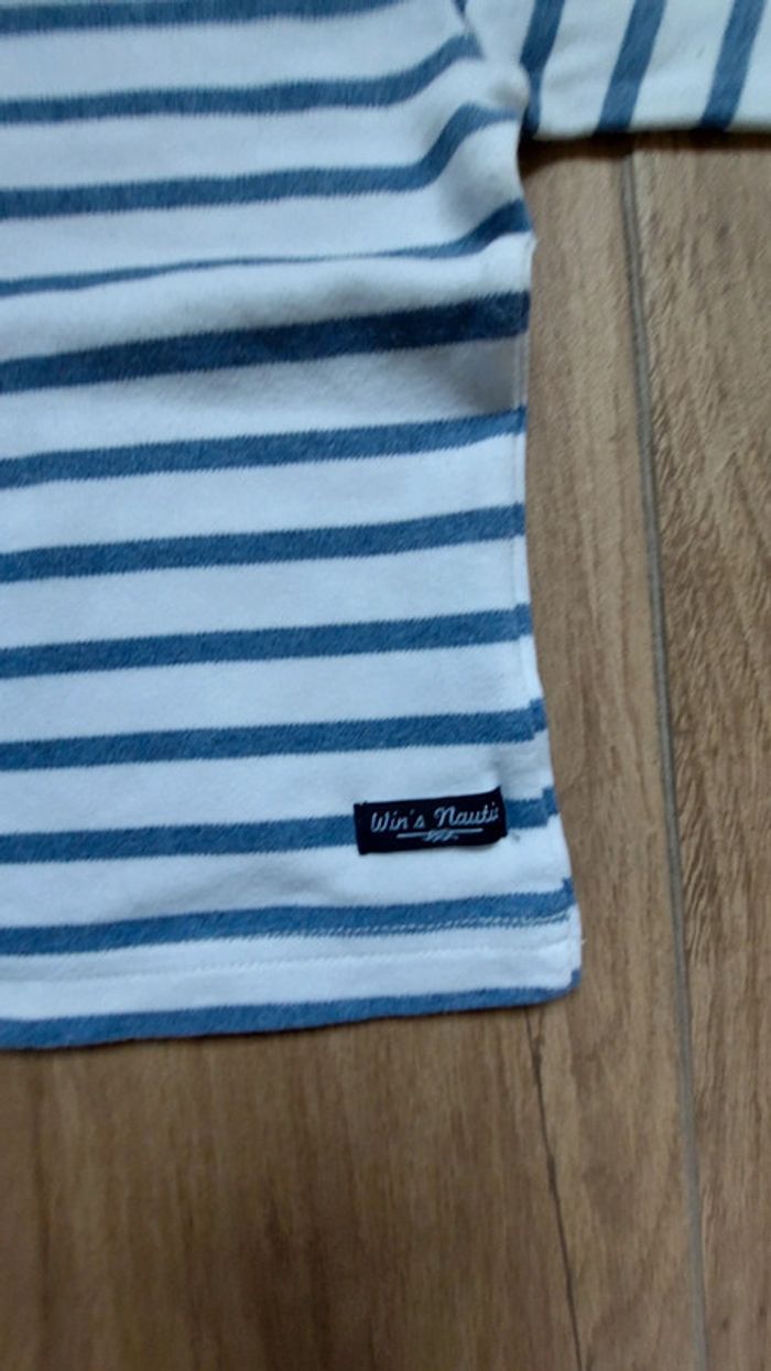 tee-shirt garçon mariniere ML 2 ans - photo numéro 3