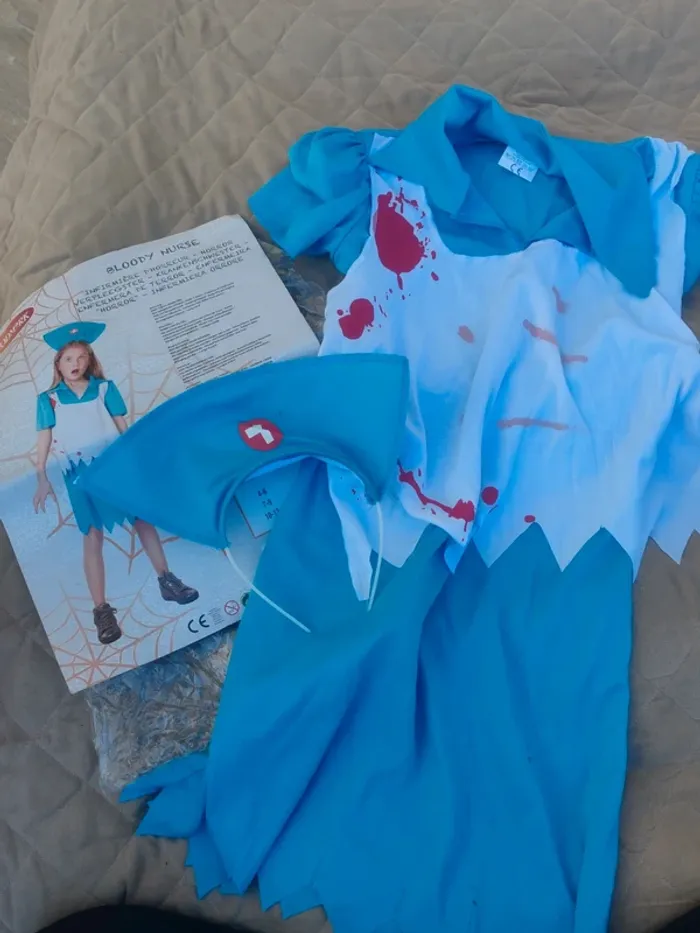 Déguisement halloween infirmière 10/12 ans - photo numéro 2