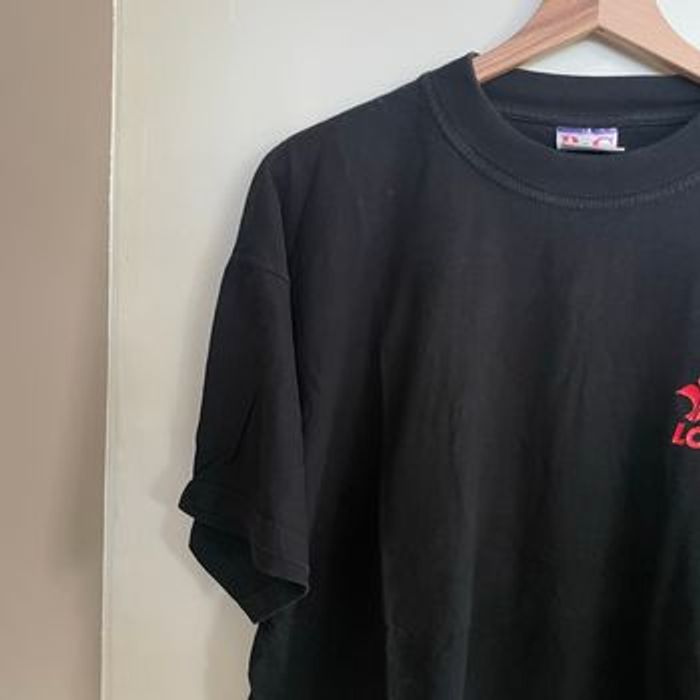 T-shirt noir Losc Uefa Champions League B&C homme coton logo rouge et imprimé dos taille M-L V059 - photo numéro 7