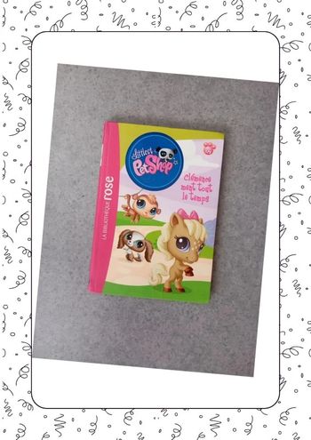 Livre little pet shop bibliothèque rose