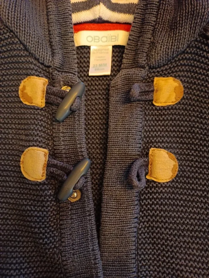 Gilet marin 2 ans - photo numéro 3