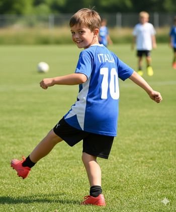⚽ T-shirt de Football "ITALIA 10" - Garçon 10 ans ⚽