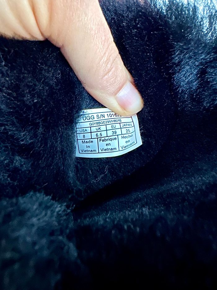 Bottes UGG Bailey Bow II originales noires neuves taille 39 - photo numéro 8