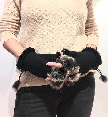 Gants Mitaines tout doux intérieur molletonnée