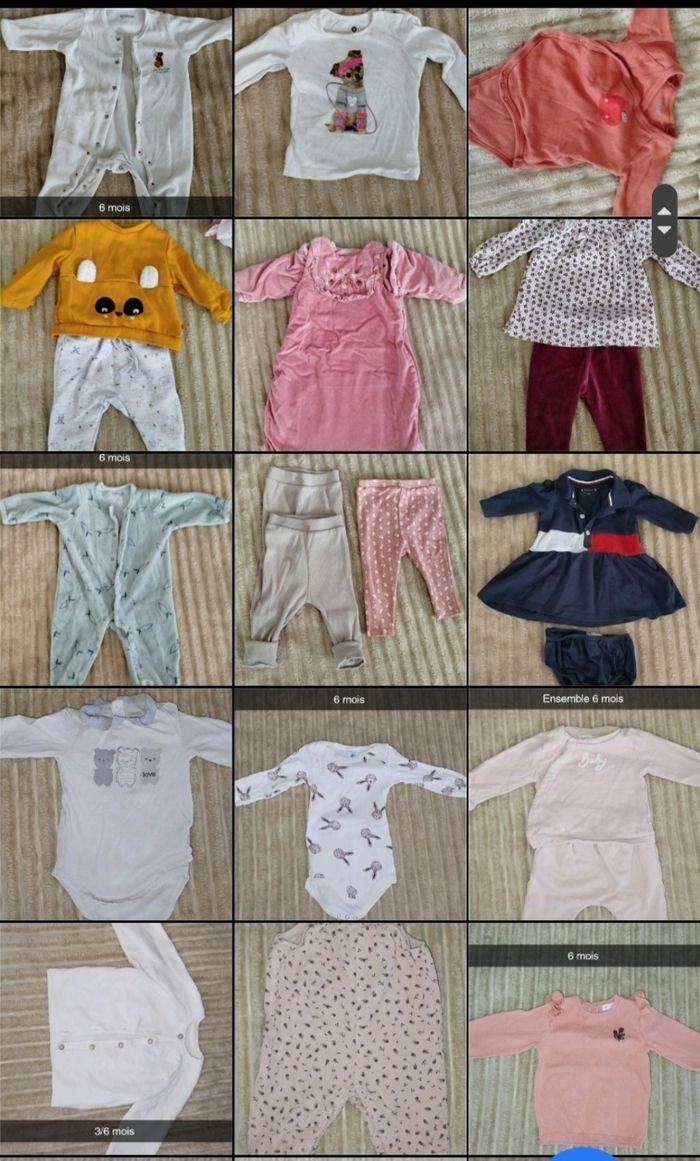 Lot vêtements 6 mois - photo numéro 2