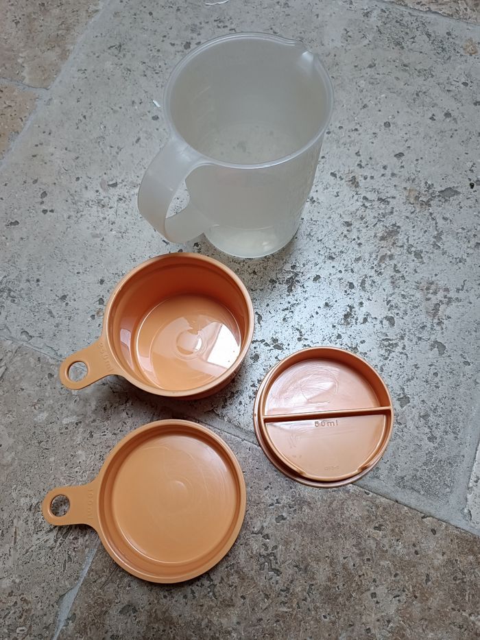 Tupperware vintage, verre doseur et cuillère mesure - photo numéro 4