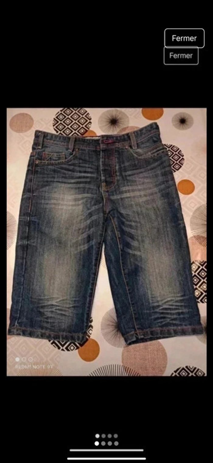 Short en jean vintage Creeks homme taille 36