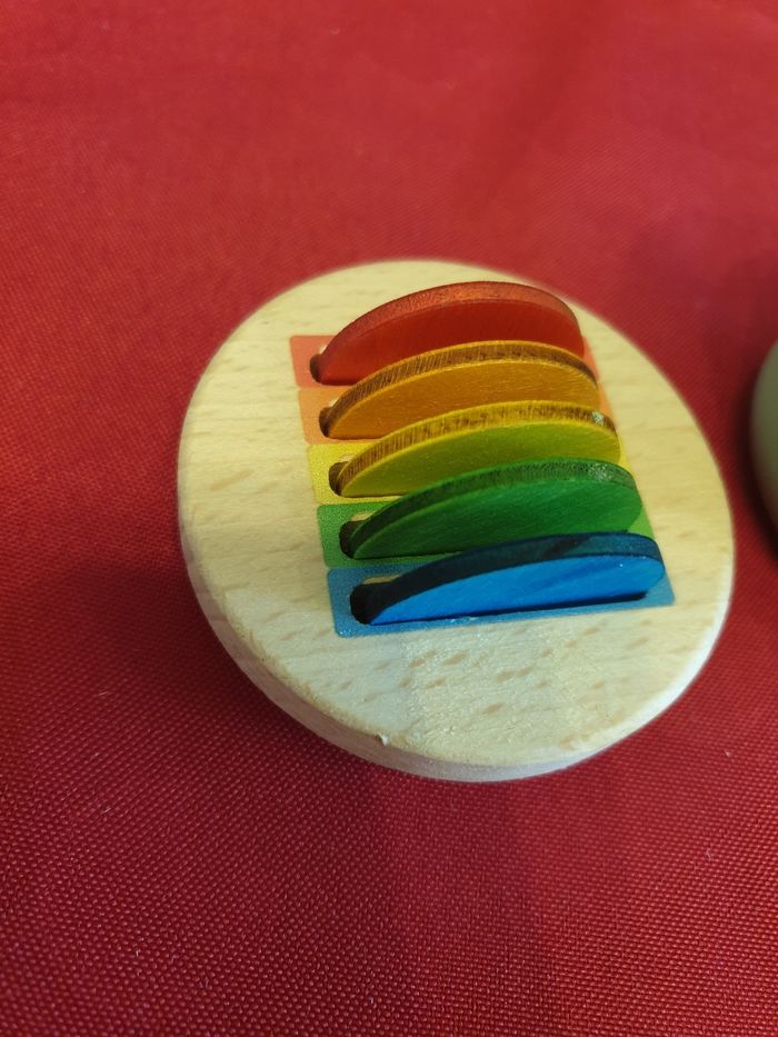 Jeu tri couleurs Pièces bois Montessori - photo numéro 2