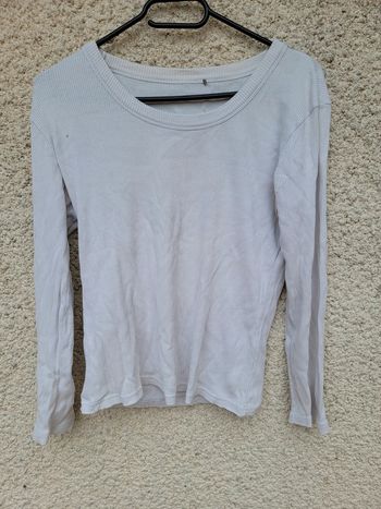 Joli haut tendance côtelé vintage Y2K