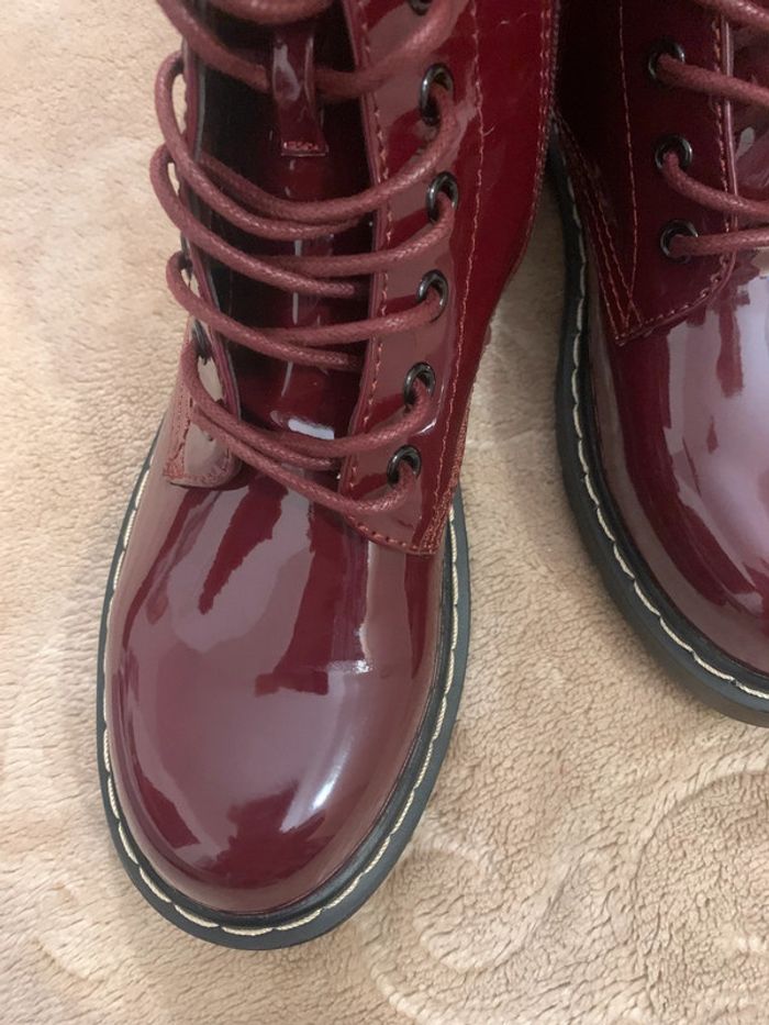 Bottines confortable bordeaux femme 🍭🍭 - photo numéro 6
