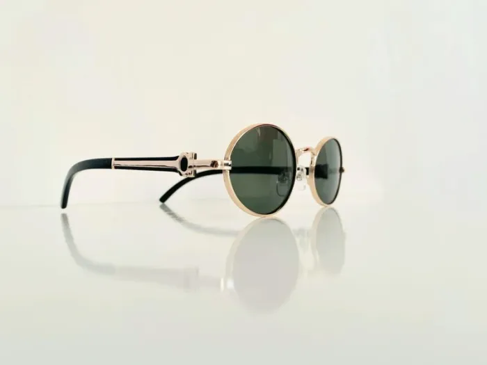 Lunette de soleil ovale mixte Polarisée verres verts uvprotection catégorie 3 - photo numéro 3