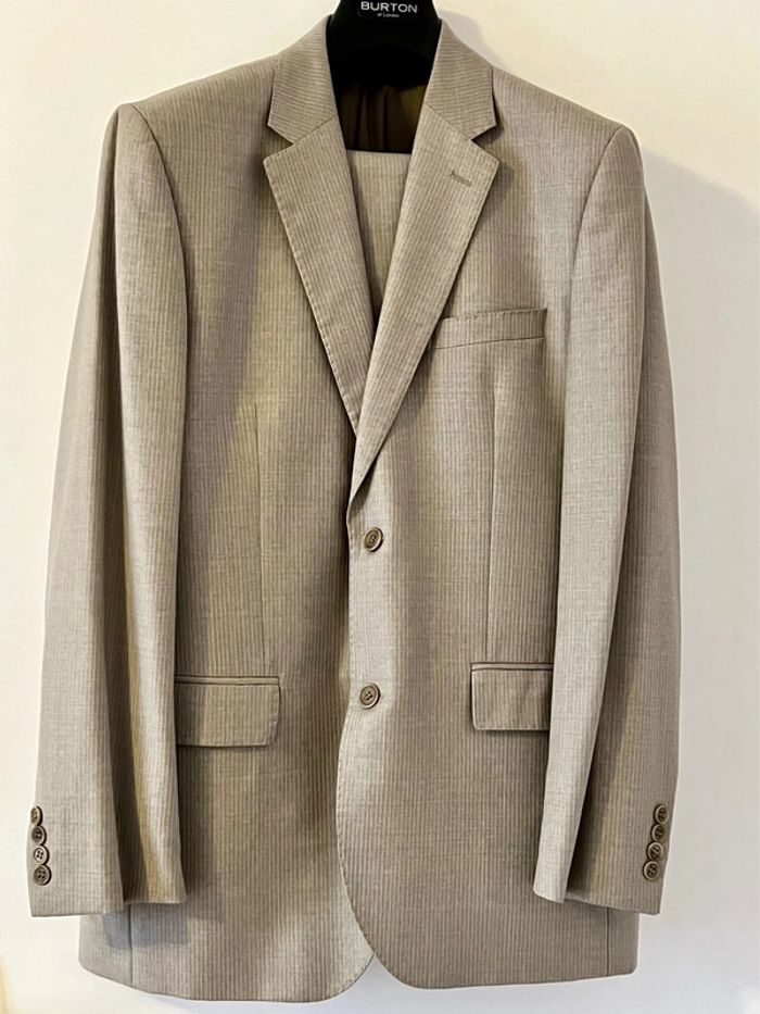 Costume complet en laine Burton taille large