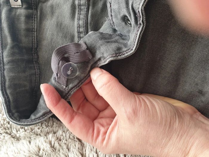 Jean gris 8 ans Gemo taille réglable - photo numéro 3