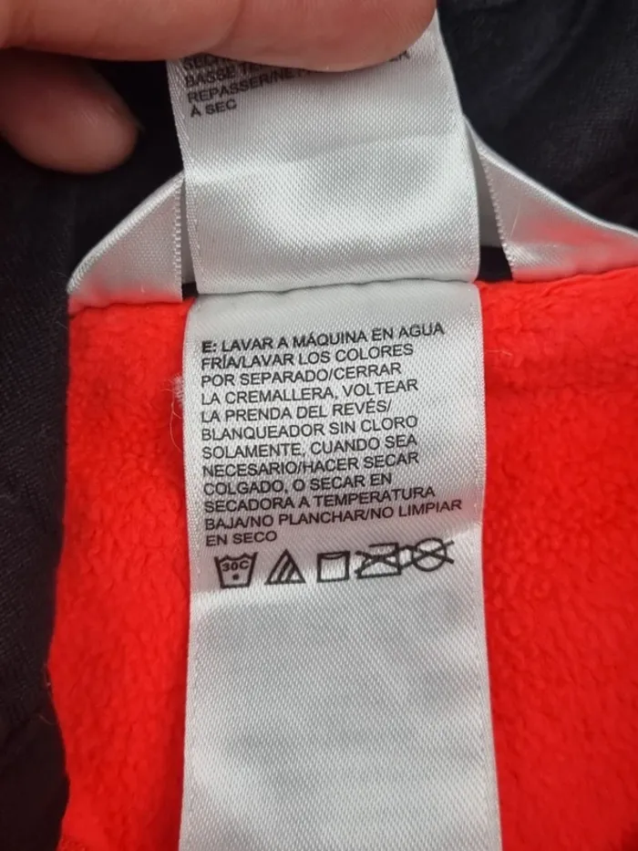 Veste zippée à capuche The North Face rose et grise – Taille M Femme (mesures en photos) - photo numéro 10