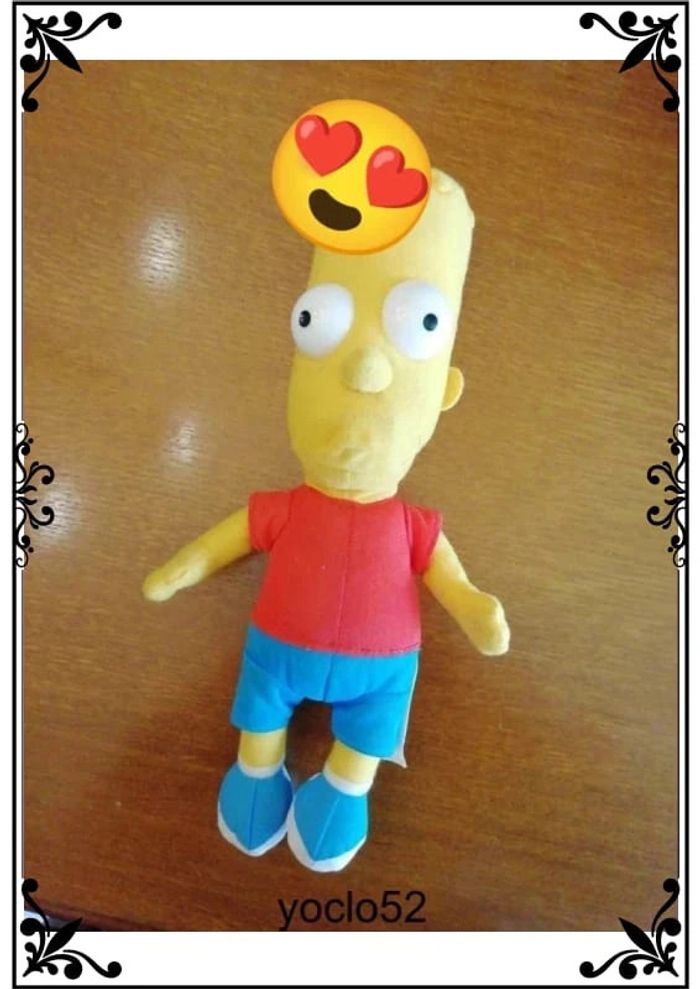 Peluche The Simpsons Bart Simpson - photo numéro 2