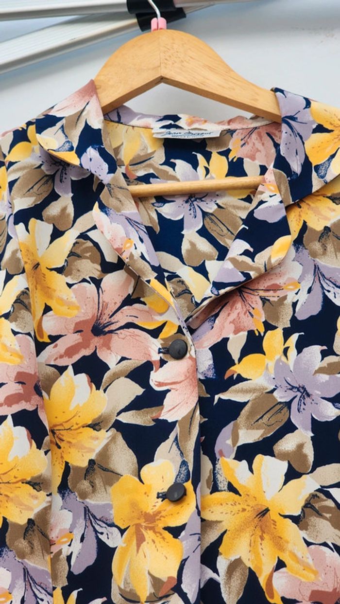 Jolie robe a fleurs vintage fluide - photo numéro 5