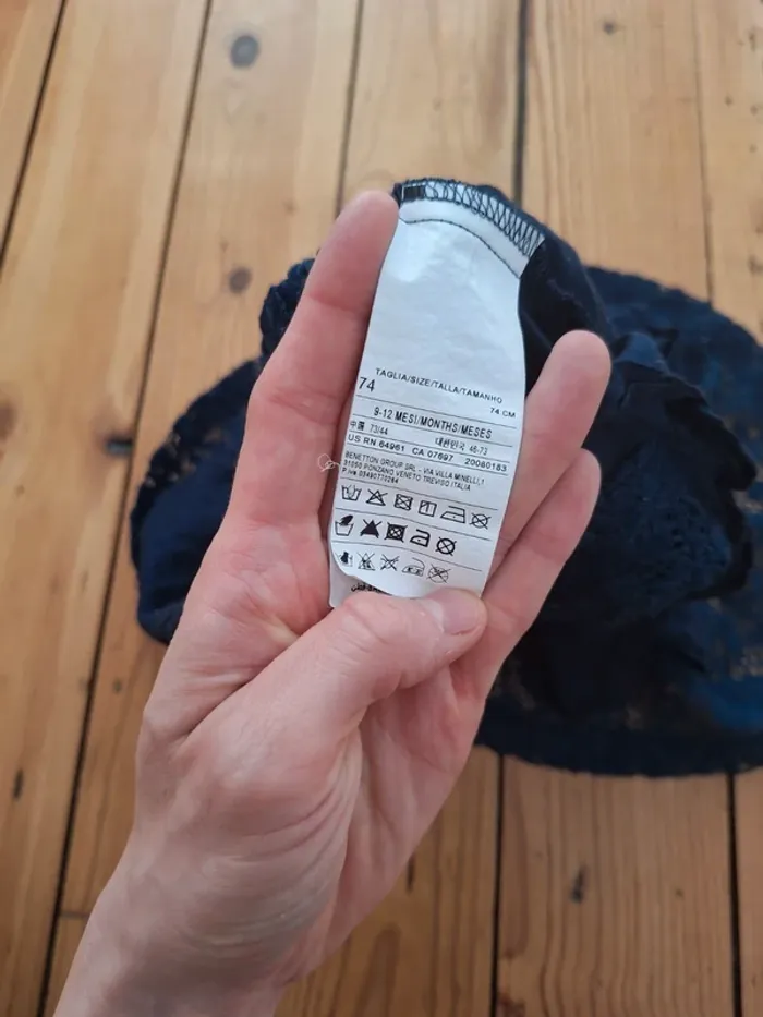 Jupe dentelle benetton baby - photo numéro 3