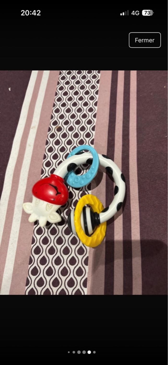 Lot hochet et jeux bébé - photo numéro 5