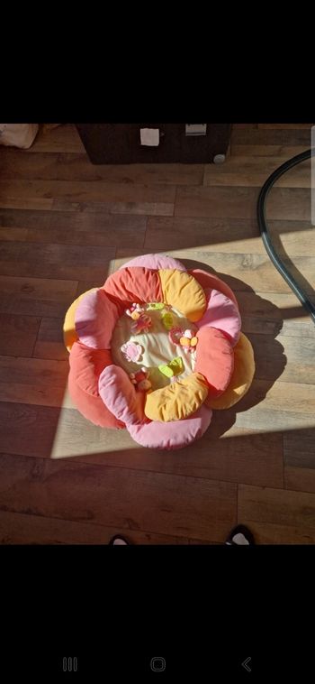 Tapis d'éveil fleur