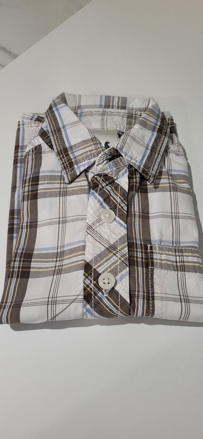 Chemise garçon a carreaux