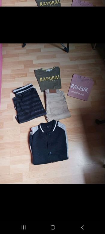 Lot vêtements 14 ans garçon