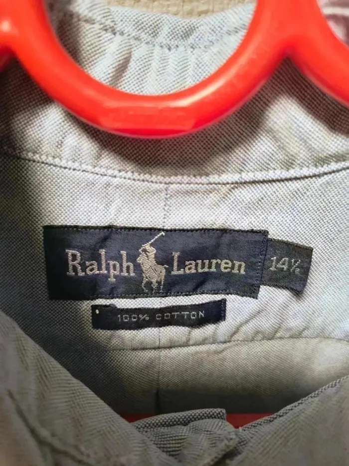 Chemise Ralph Lauren Oxford Vintage – Taille 14½ (équivalent S) - photo numéro 4