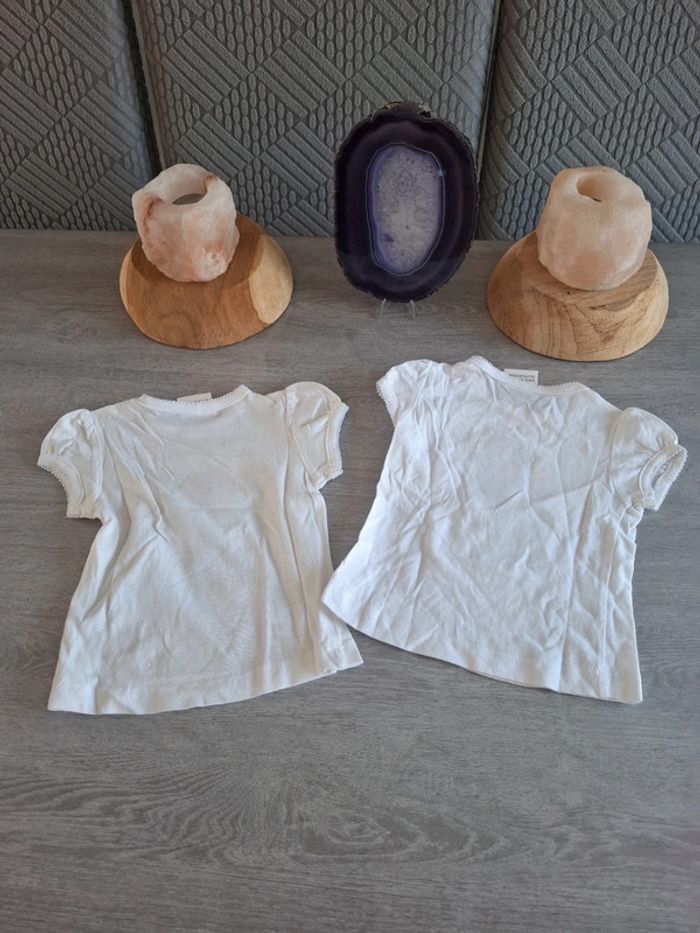 T-shirt blanc 3 mois - photo numéro 4