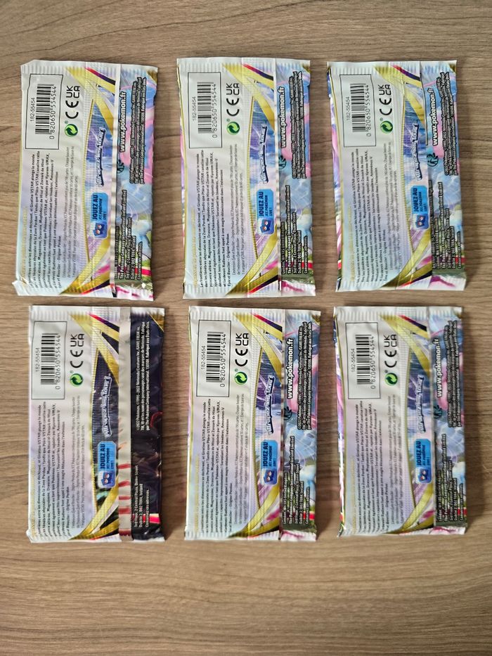Lot de 6 boosters carte pokemon épée et bouclier origine perdue - photo numéro 2