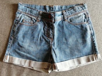 Short en jeans