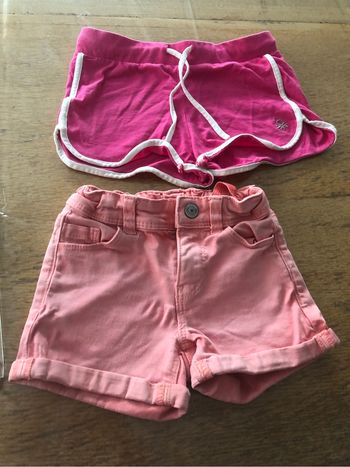 Lots shorts fille