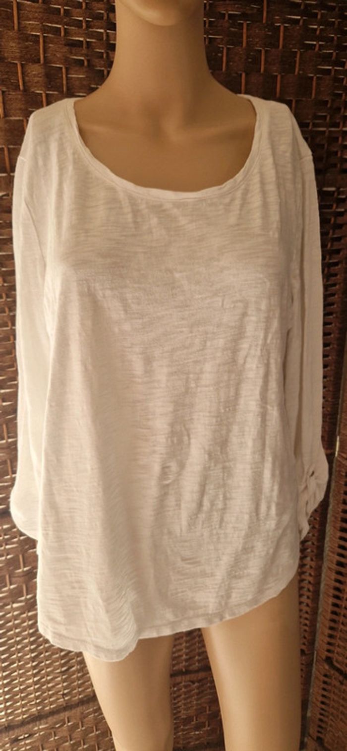 Haut blanc ample Chico's taille2