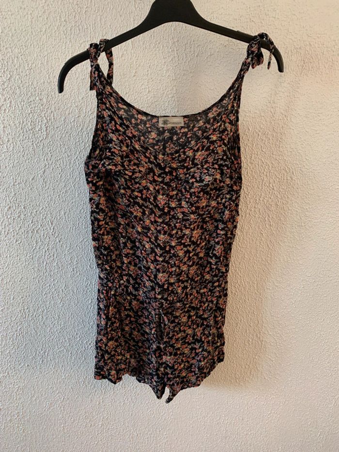 Combi short à fleurs taille S