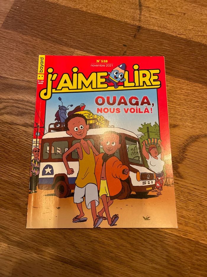 Livre J’aime lire Ouaga nous voilà !