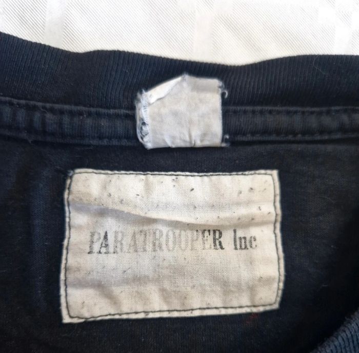 Paratrooper Inc T-shirt Noir Droit Homme M Militaria Parachutiste 90s 00s - photo numéro 8