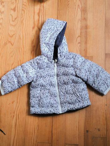 Manteau hiver bébé réversible