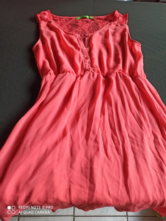 Robe rose/saumon